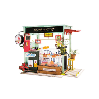 Hands Craft DIY Mini House Ice Cream Shop