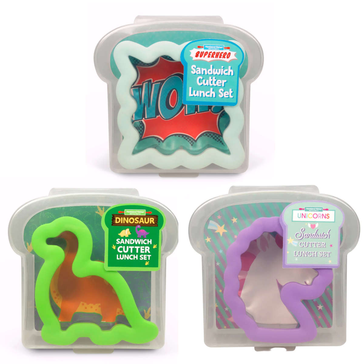 Handstand Kitchen Sandwich Cutter Lunch Set