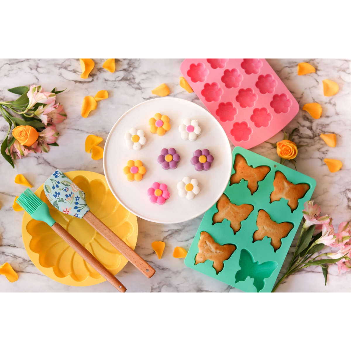 Handstand Kitchen Spring Fling In Bloom Baking Set