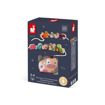 Stringable Farm Themed Beads by Janod