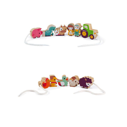 Stringable Farm Themed Beads by Janod