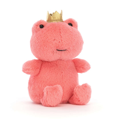 Jellycat Crowning Croaker Frog in Pink