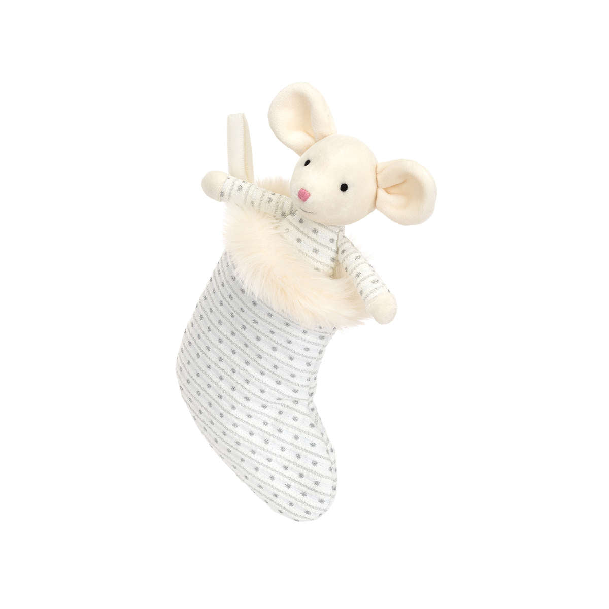 Jellycat Shimmer Stocking Mouse