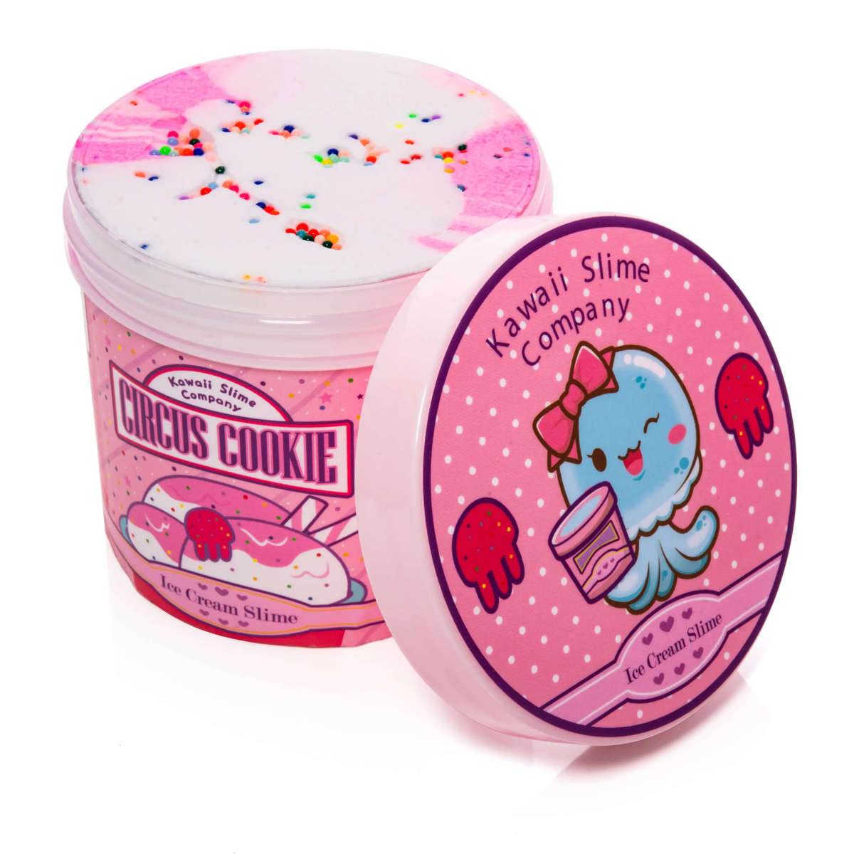 Kawaii Slime Circus Cookie Ice Cream Slime