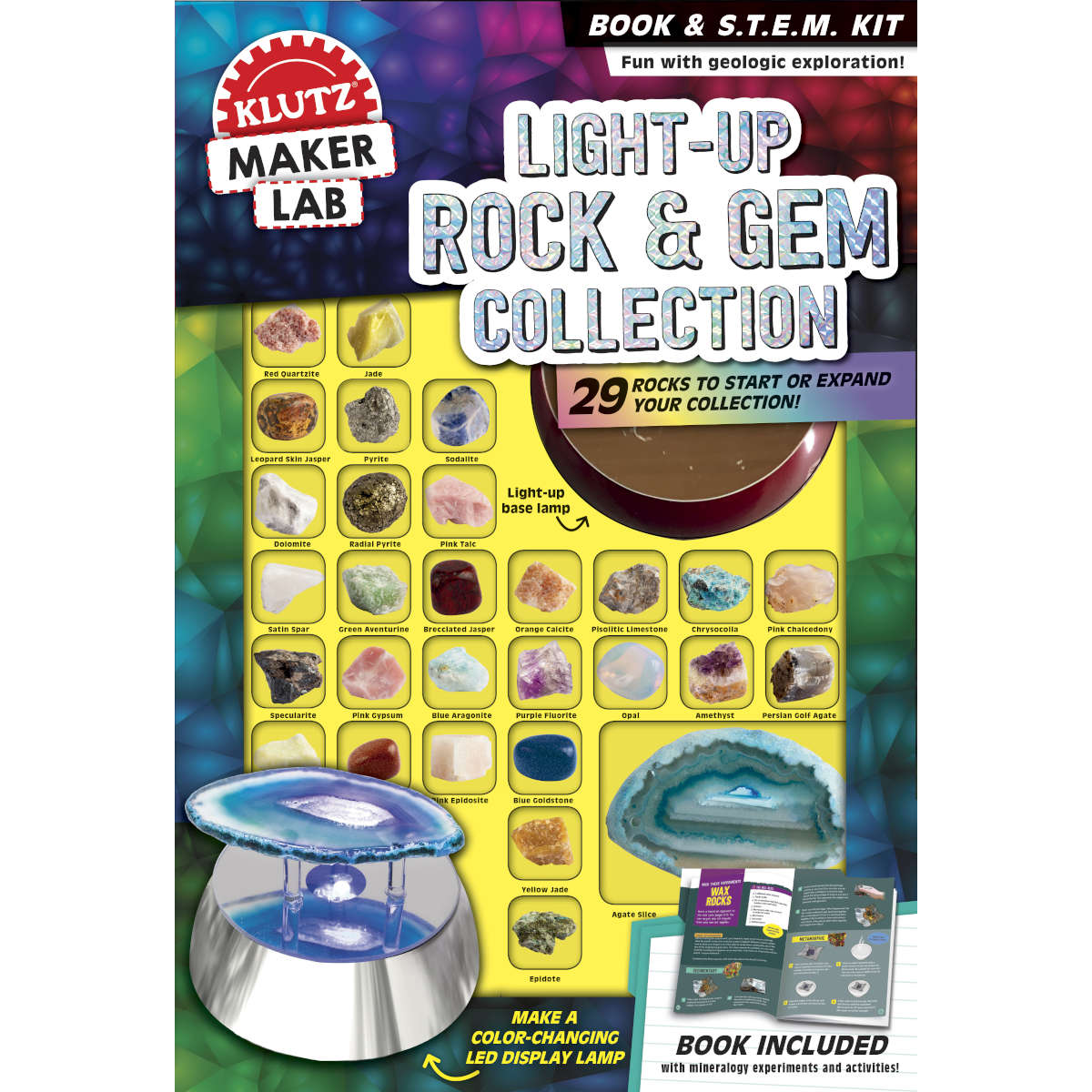 Light Up Rock & Gem Collection by Klutz