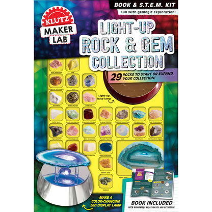 Light Up Rock & Gem Collection by Klutz