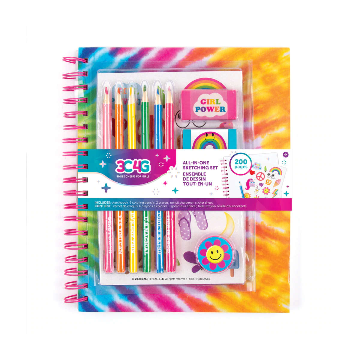 Make It Real All-In-One Sketching Set: Tie Dye