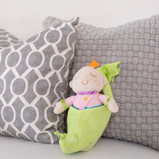 Manhattan Toy Company Snuggle Pods Sweat Pea Beige