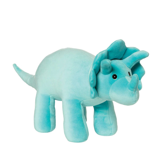 Manhattan Toy Company Velveteen Dino Spike Triceratops