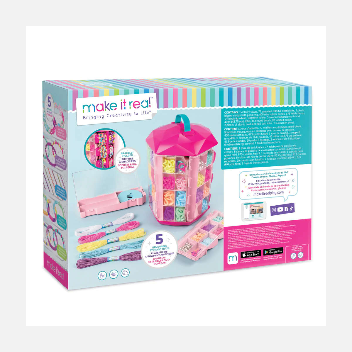 Make It Real 5 in 1 Jewelry Activity Tower