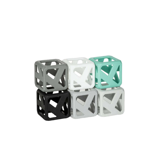 Malarkey Kids Stack n' Chew Cubes: MonochromeMalarkey Kids Stack 'n Chew Mini Cubes: Monochrome