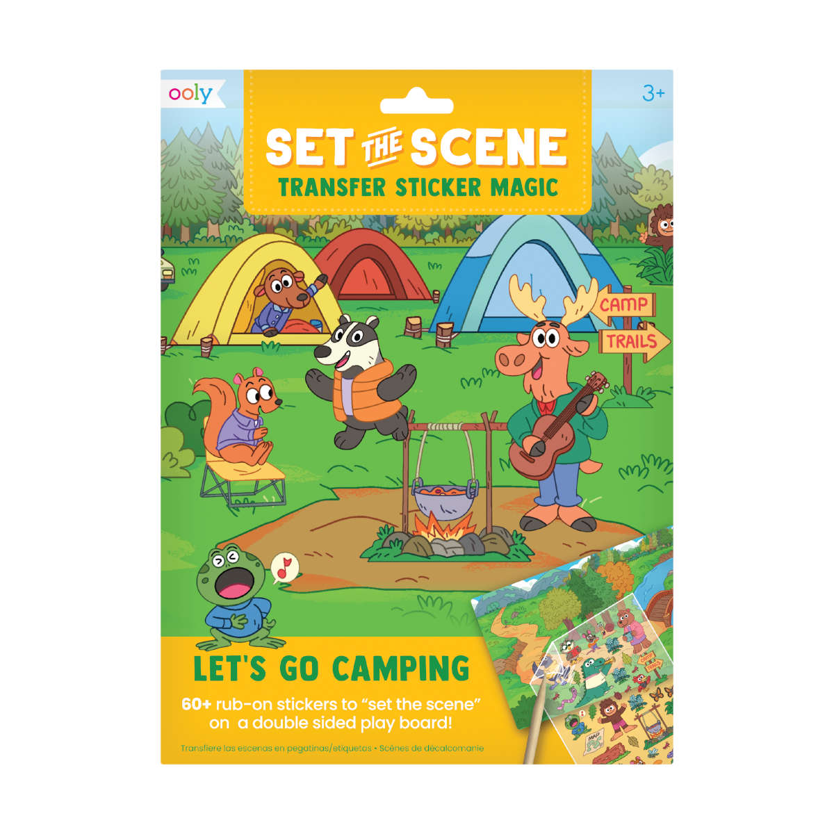 Ooly Set the Scene Transfer Sticker Magic - Let's Go Camping!