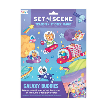 Ooly Set the Scene Transfer Sticker Magic - Galaxy Buddies