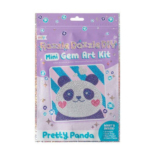 Ooly Mini Razzle Dazzle DIY Gem Art Kit - Pretty Panda