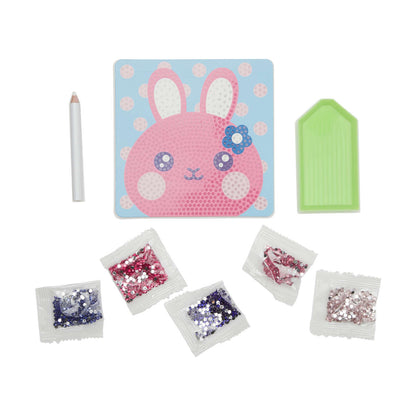 Ooly Mini Razzle Dazzle DIY Gem Art Kit - Bouncy Bunny