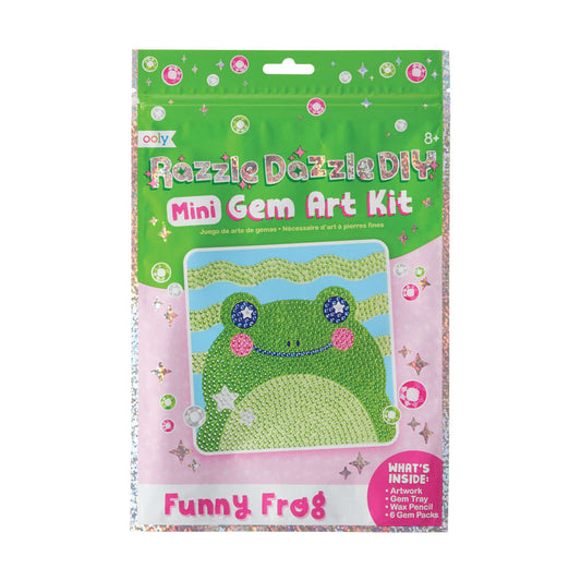 OolyMini Razzle Dazzle DIY Gem Art Kit - Funny Frog