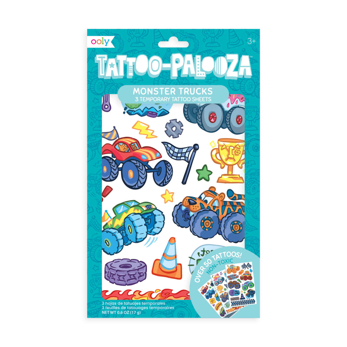 Ooly Tattoo Palooza Monster Trucks