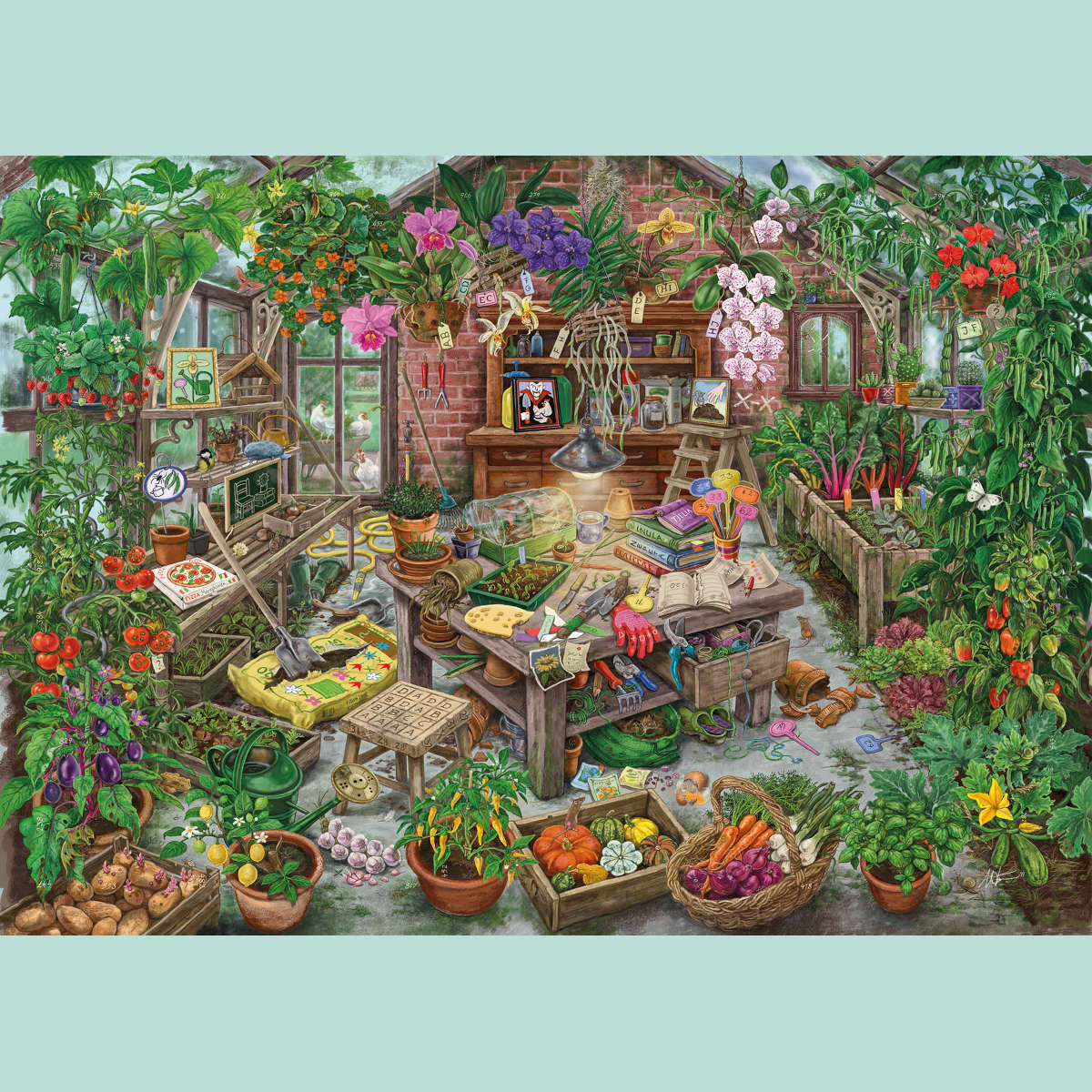 Escape Puzzle: The Cursed Greenhouse 368pc Jigsaw