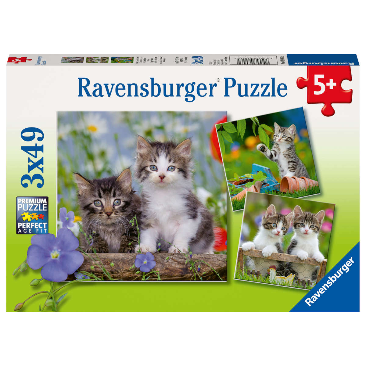 Ravensburger Cuddly Kittens 3 x 49 pc puzzle