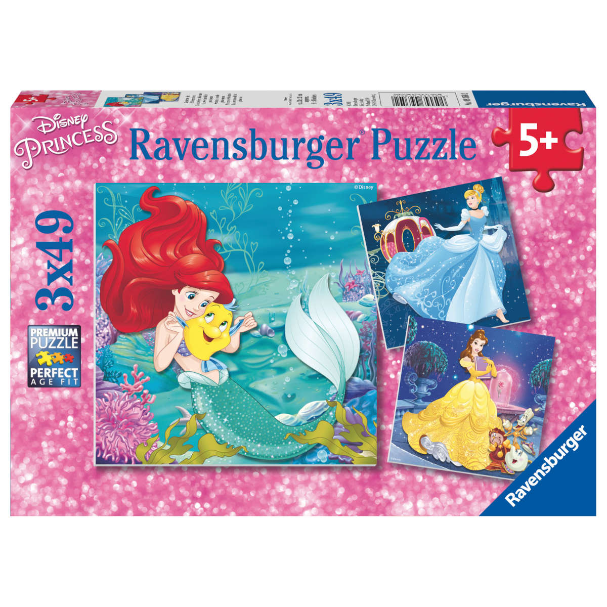 Ravensburger Disney Princess Adventure 3x49 pc puzzle