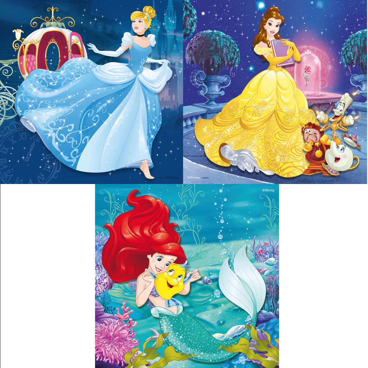 Ravensburger Disney Princess Adventure 3x49 pc puzzle