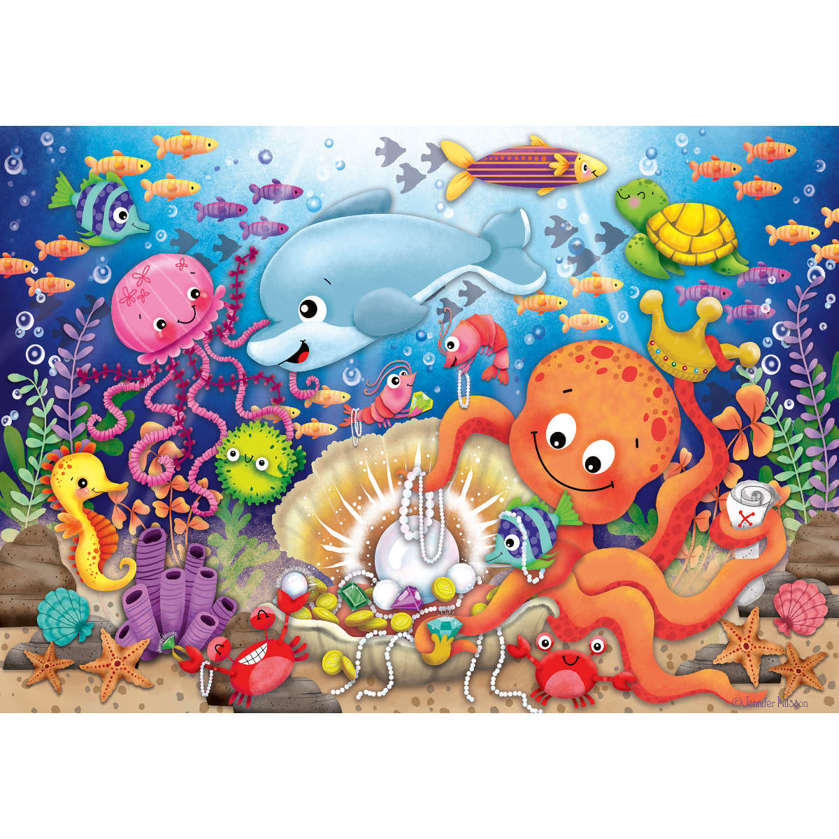 Ravensburger Fishie's Fortune 24 pc floor puzzle