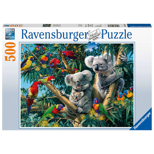 Ravensburger Koalas In A Tree 500 pc Puzzle