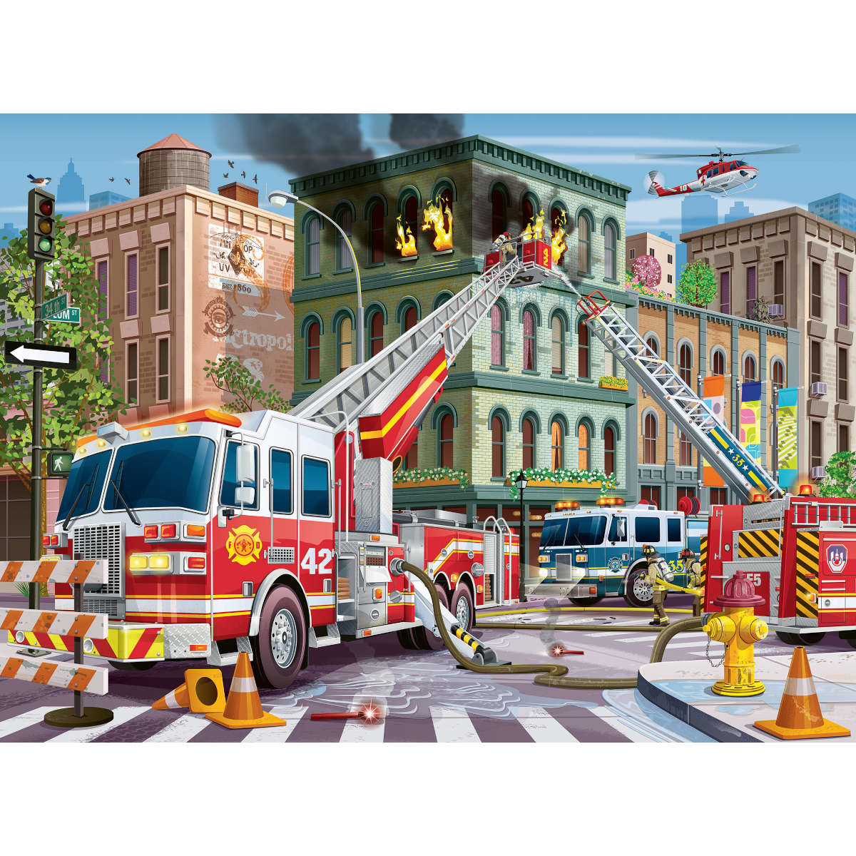 Ravensburger Fire Truck Rescue 100 XXL pc puzzle
