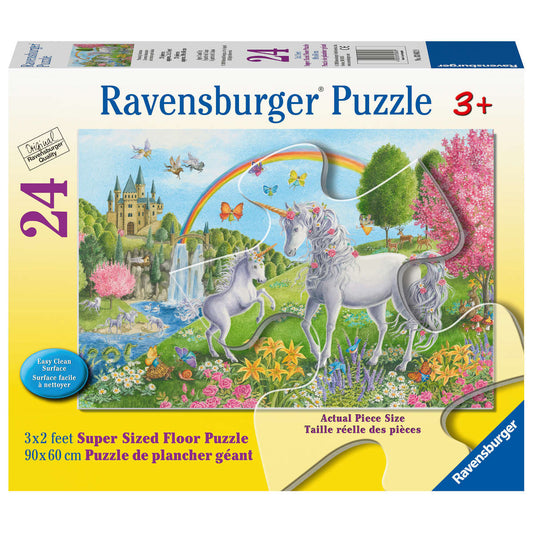 Ravensburger Prancing Unicorns 24 pc floor puzzle