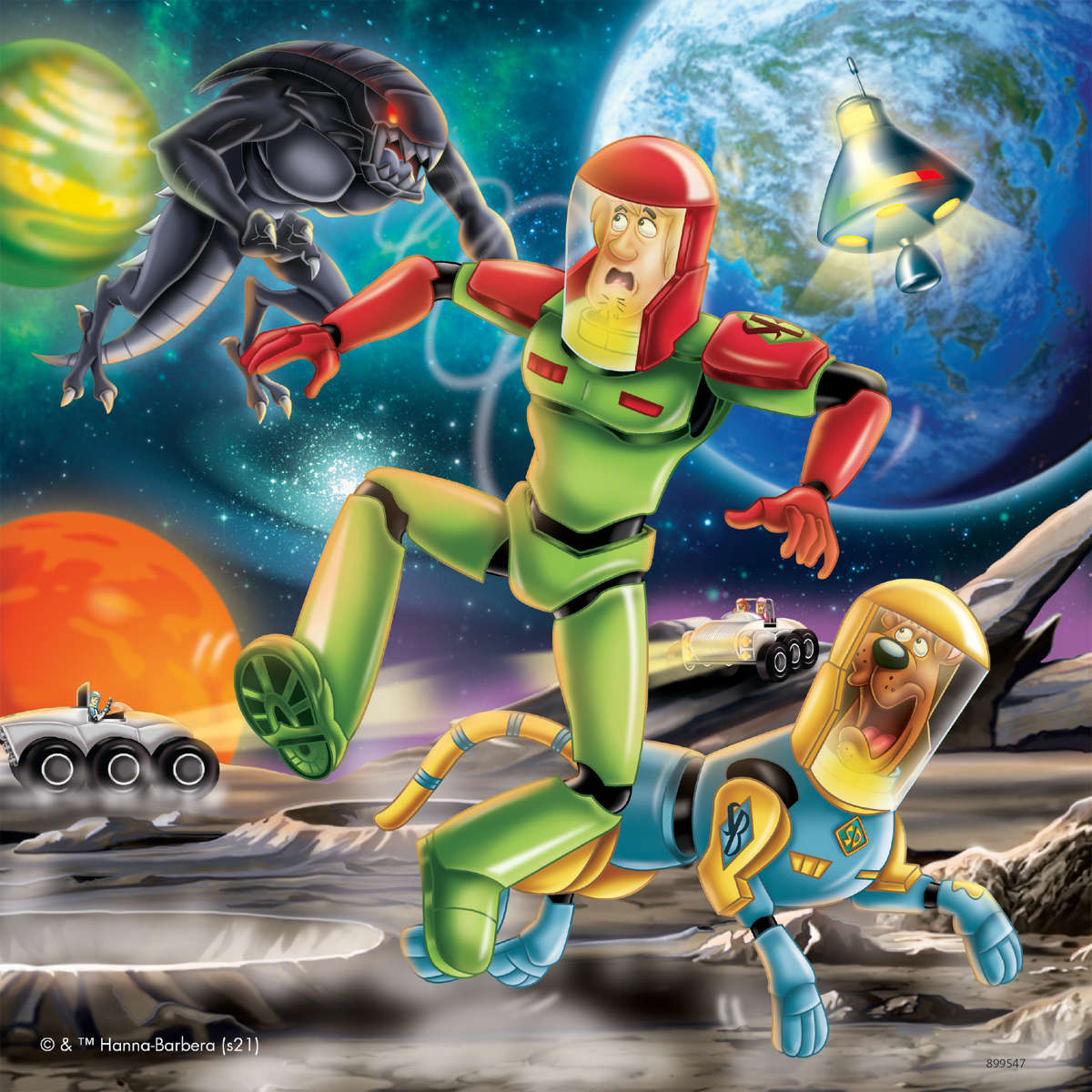 Ravensburger Scooby Doo 3 Night Fright 3x49 pc puzzle