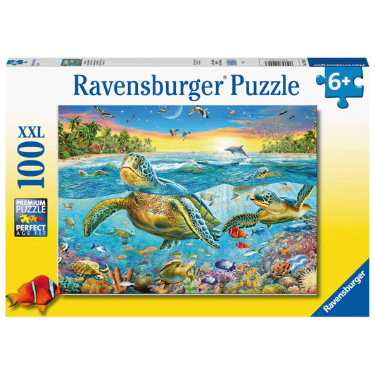 Ravensburger Swim with Sea Turtles 100 XXL pc puzzle