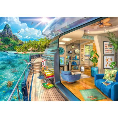 Ravensburger Tropical Island Charter 1000 pc puzzle