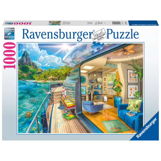 Ravensburger Tropical Island Charter 1000 pc puzzle