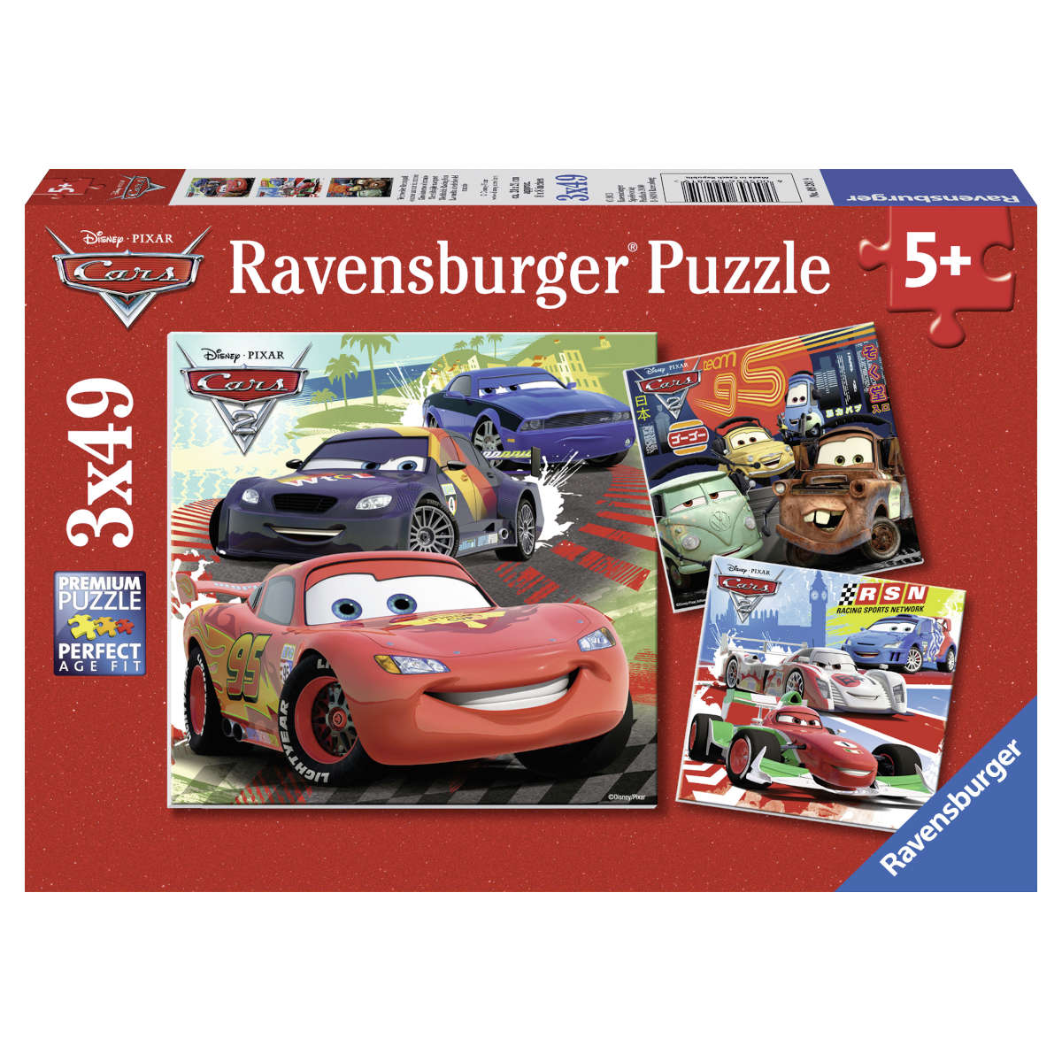 Ravensburger Worldwide Adventure Racing 3 x 49 pc puzzle