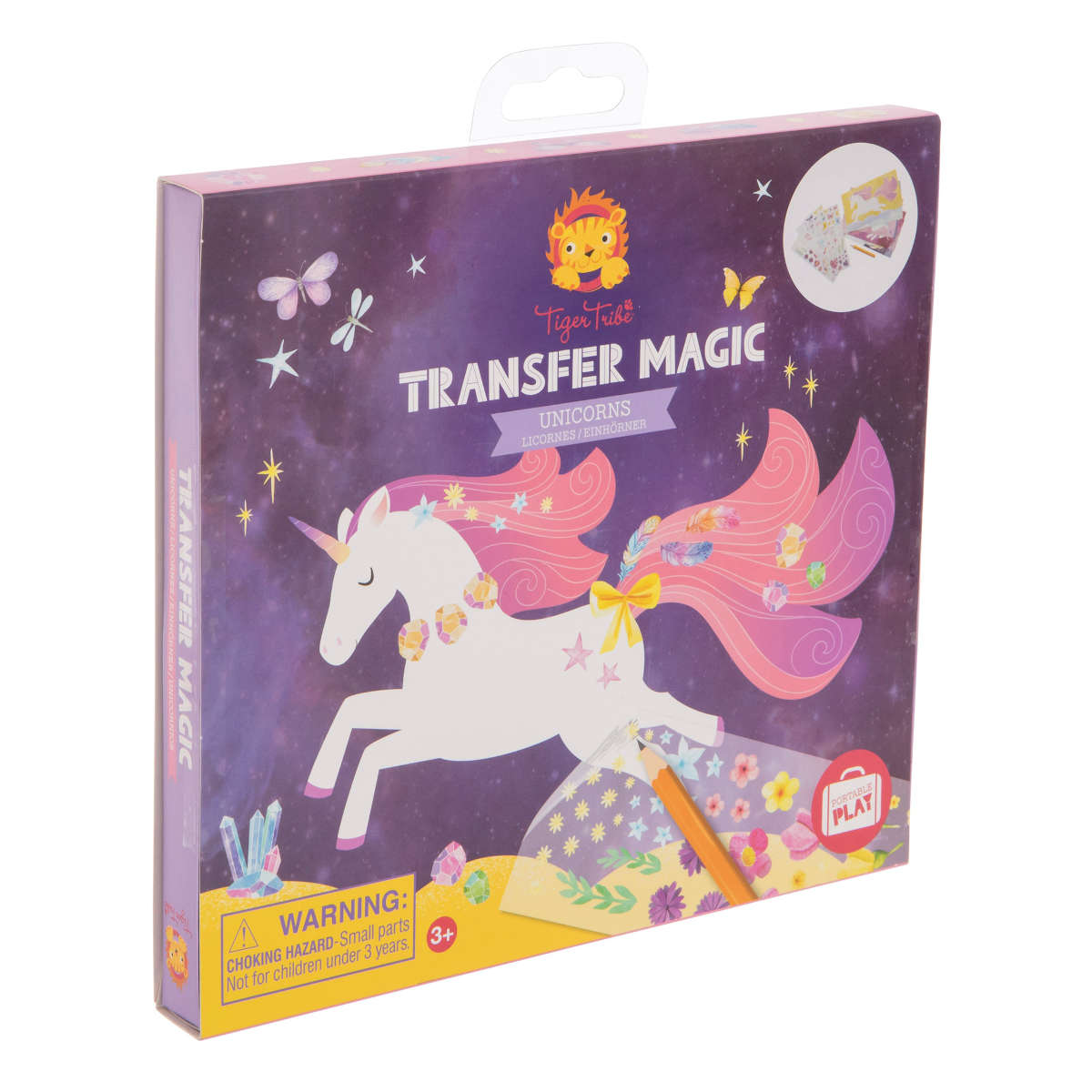 Schylling Tiger Tribe Unicorn Transfer Magic
