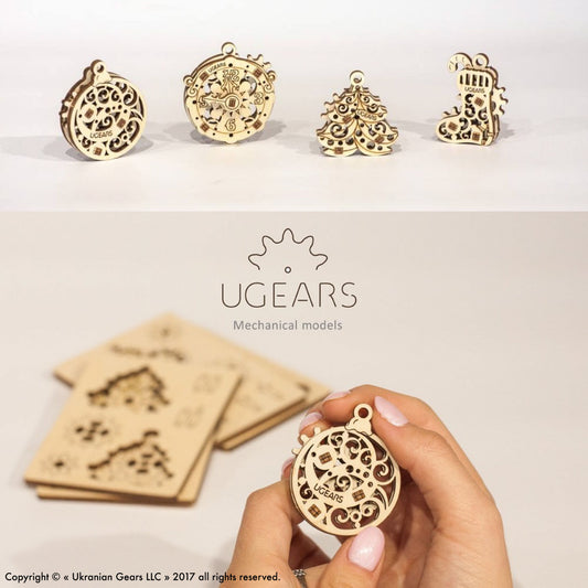 UGears U-Fidgets Happy New Gear 4 Pack