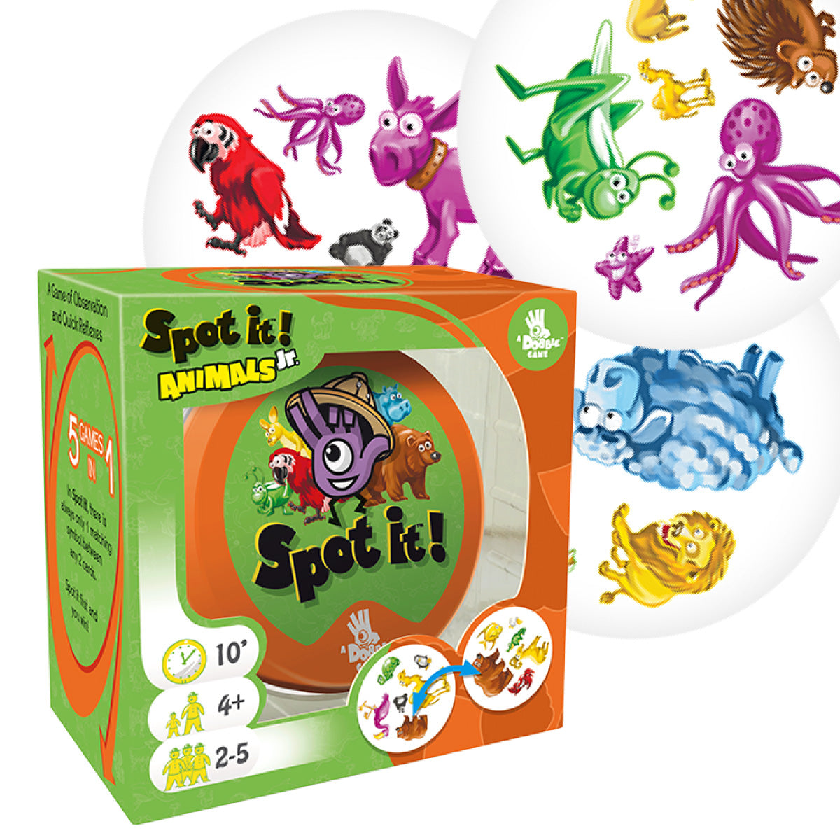 Spot It Jr: Animals Card Game from Dobble