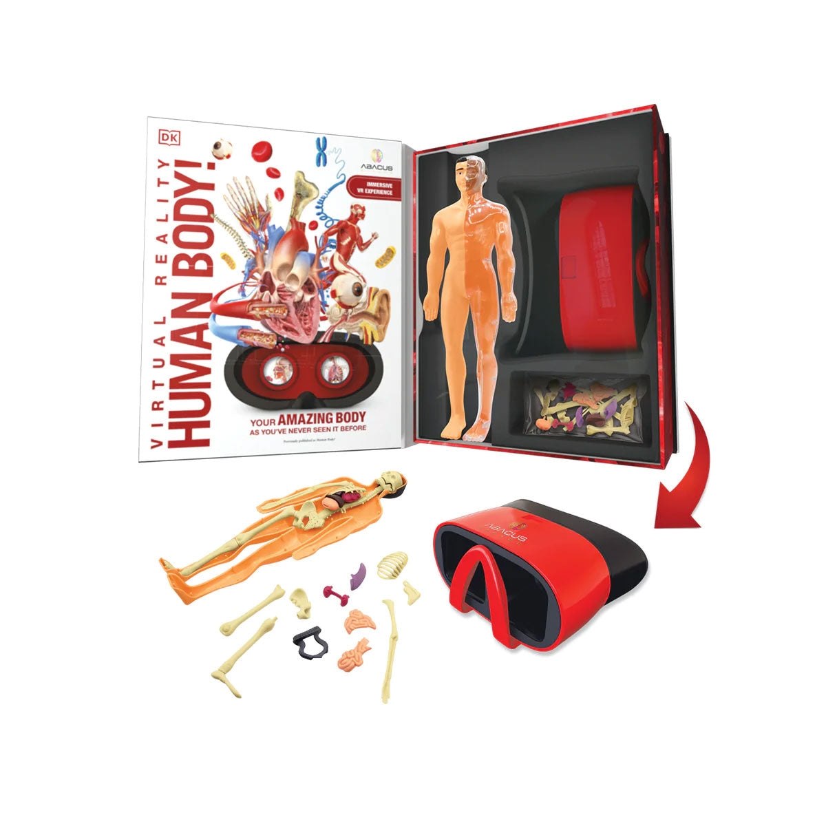 Abacus Brands VR Human Body Book & Goggle Deluxe Gift Set