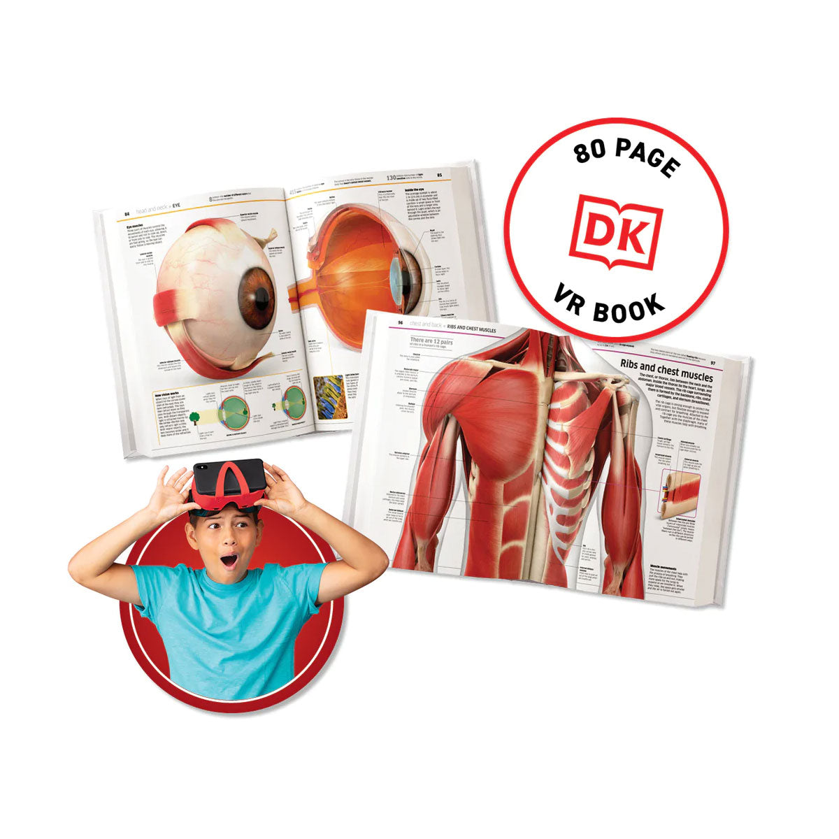 Abacus Brands VR Human Body Book & Goggle Deluxe Gift Set