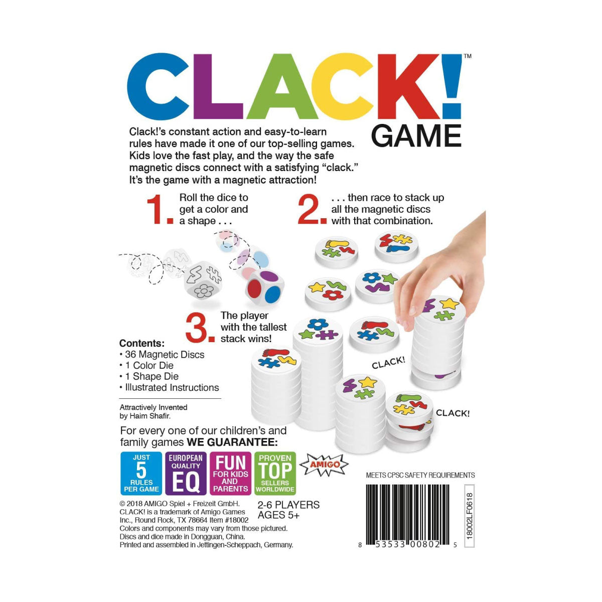 Clack! Magnetic Matching Game