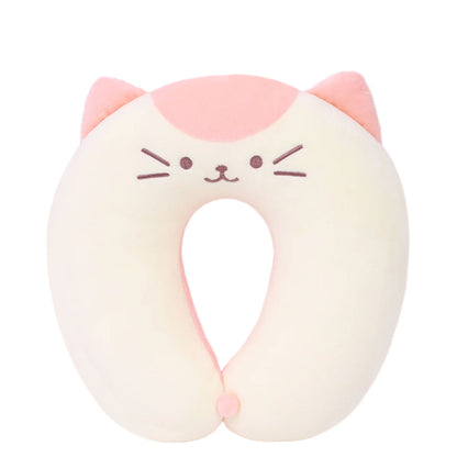 AniRollz Plush Neck Pillows - Kitty