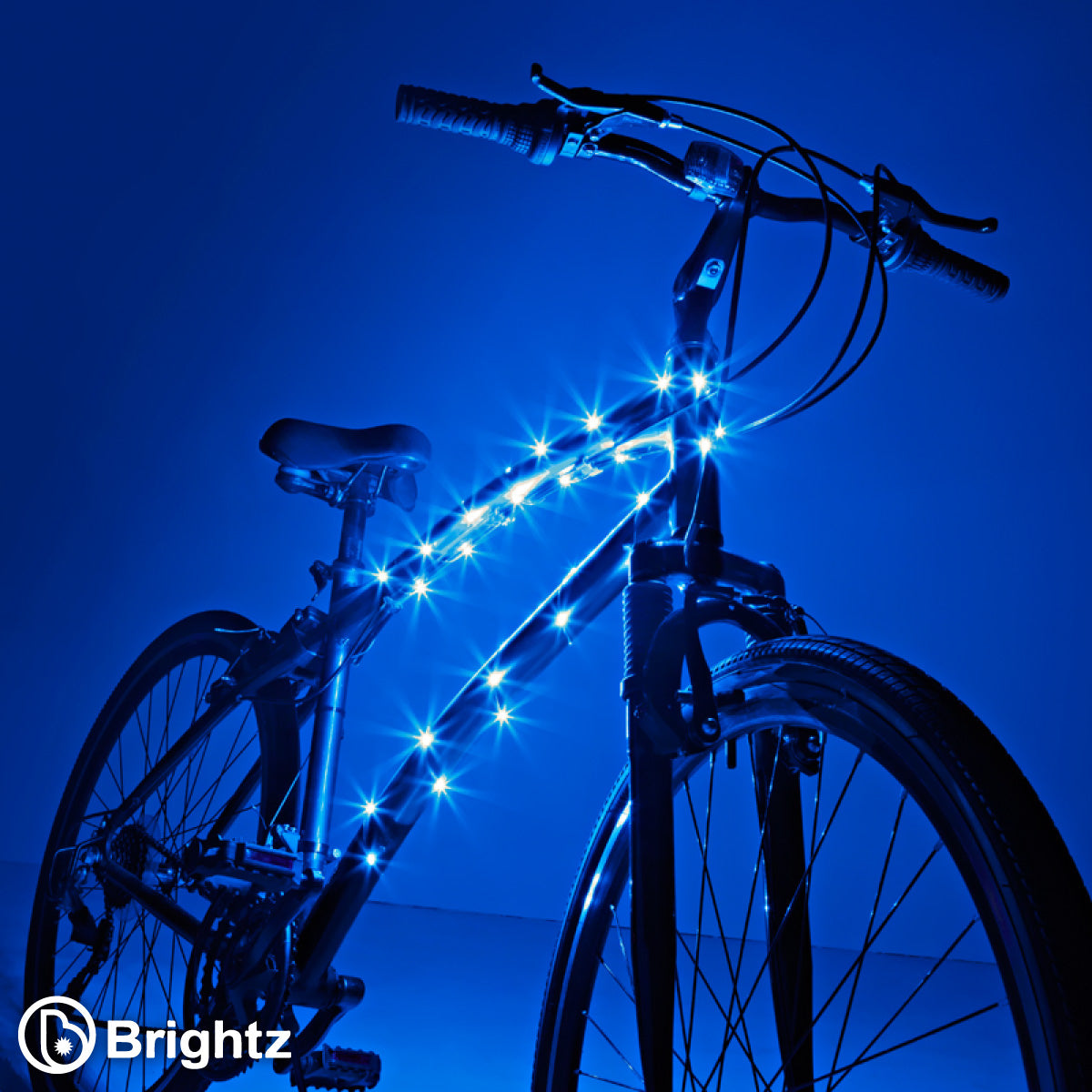 Blue Cosmic Brightz Bike Frame Lights