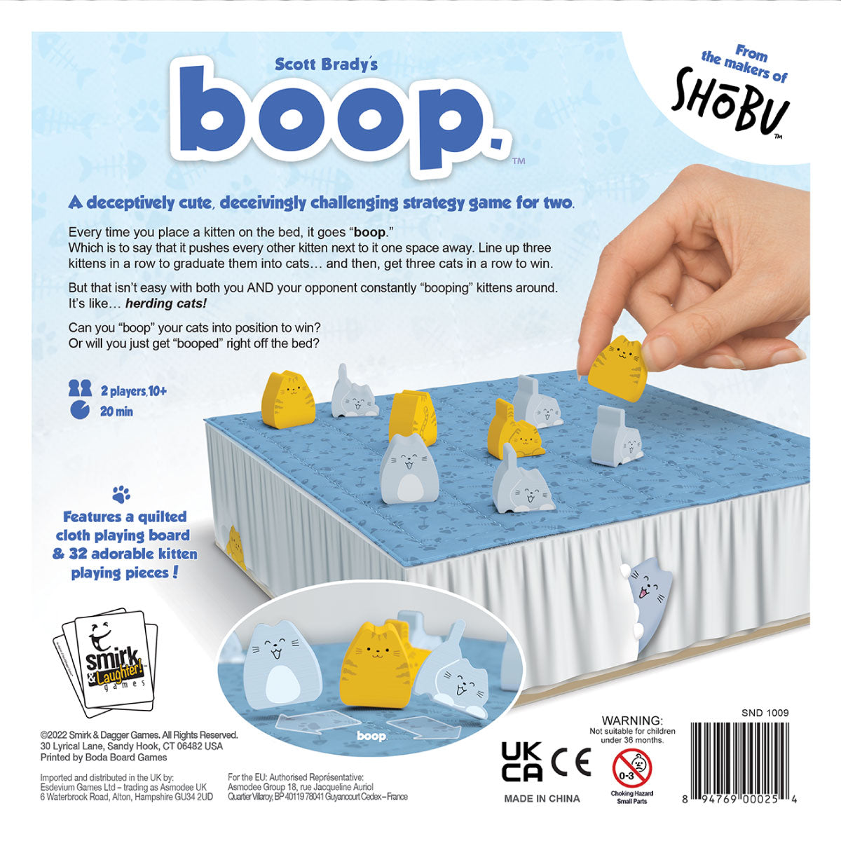 Smirk & Laughter Games Boop Board Game