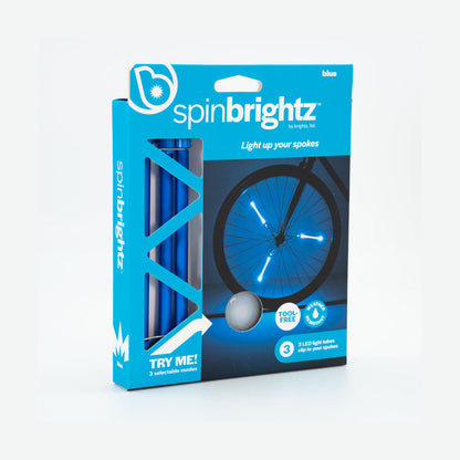 Spin Brightz Solid Color Spoke Lights - Blue