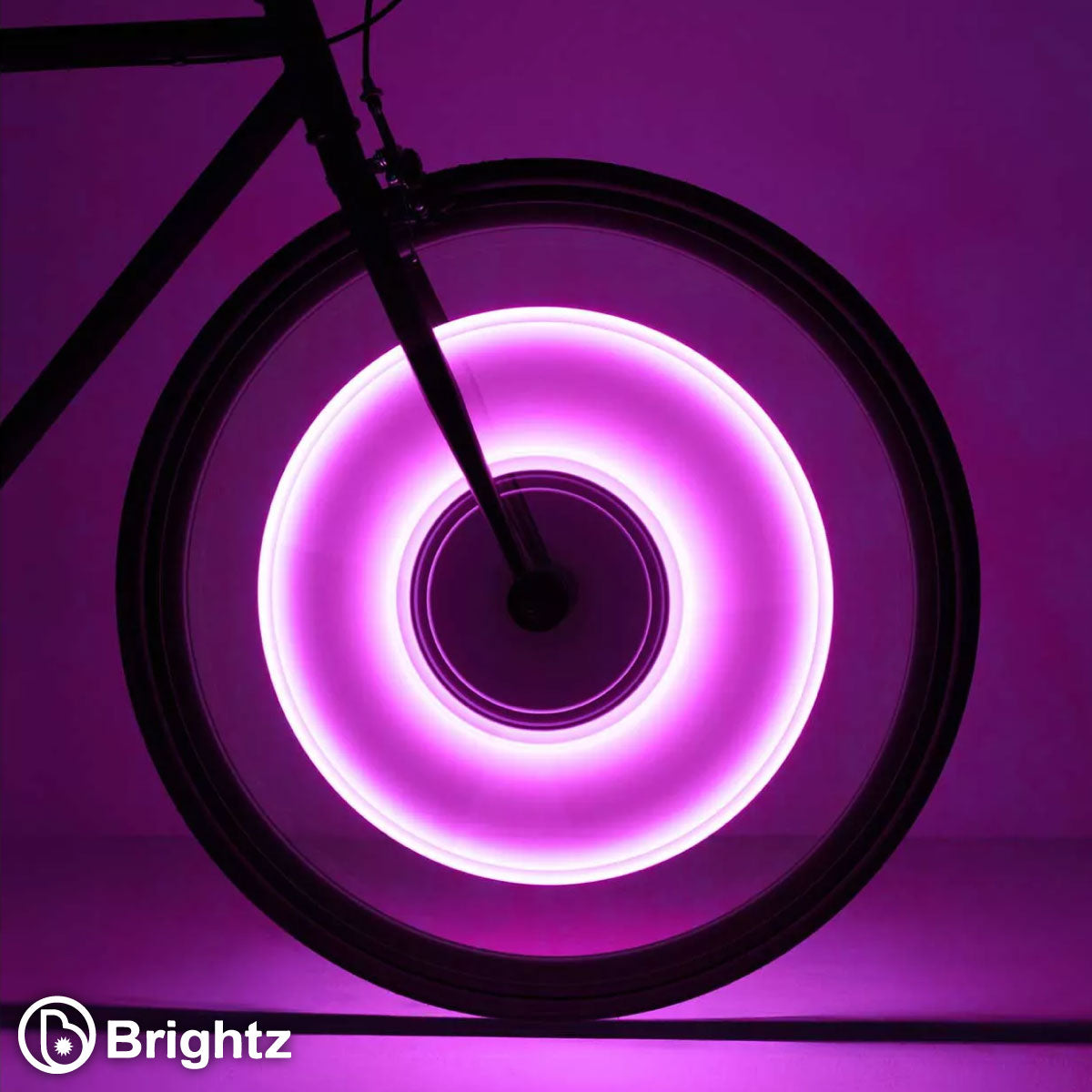 Spin Brightz Solid Color Spoke Lights in motion