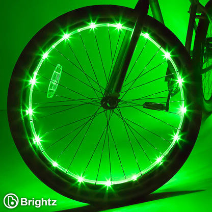 Wheel Brightz Bike Lights - Green