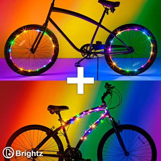 Brightz Bike Lights Rainbow Bundle