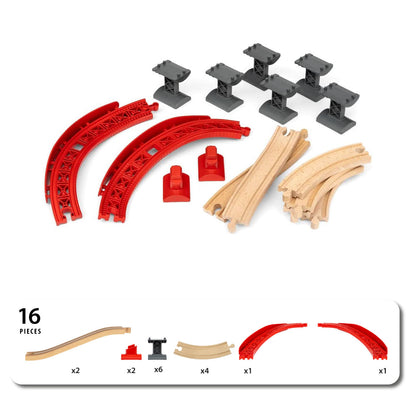 Brio Ascending Curves Track Pack