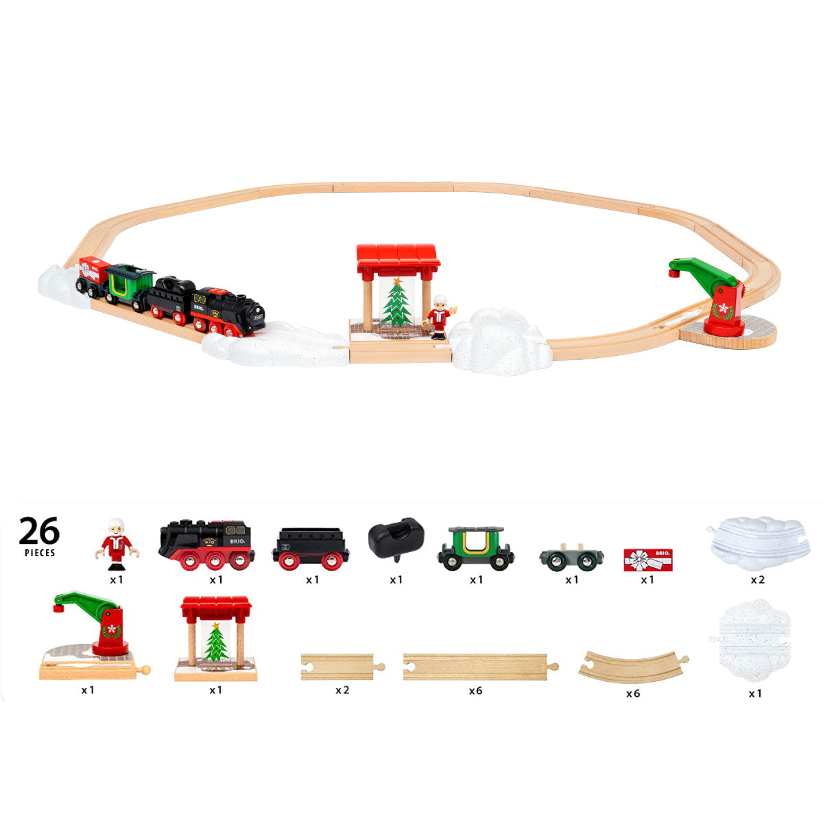 Brio Christmas Steaming Train Set