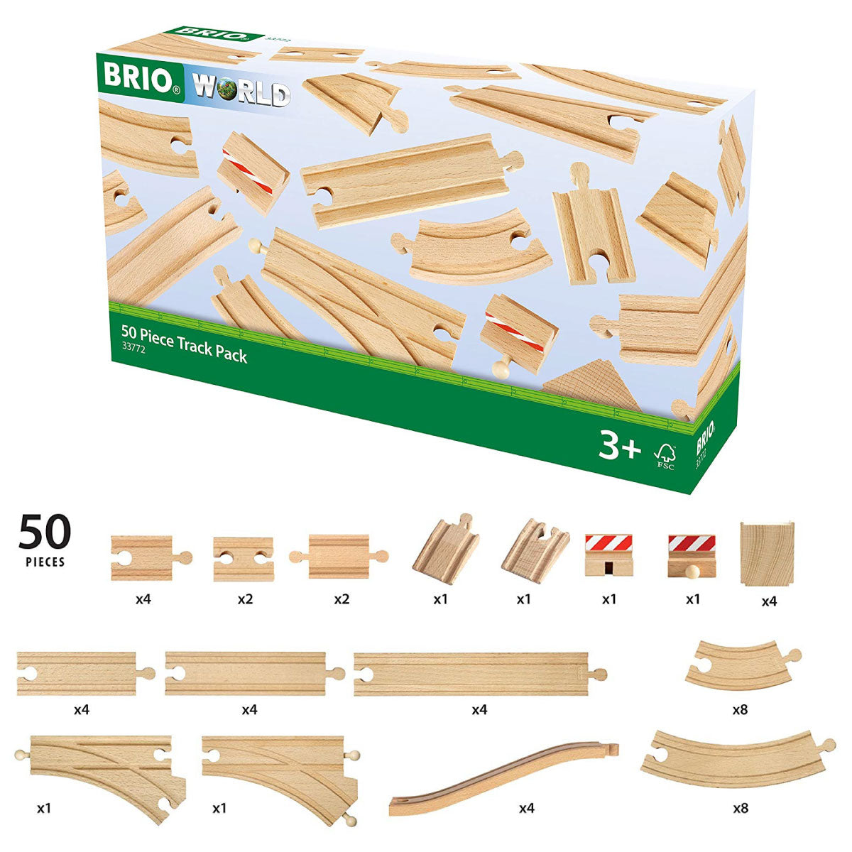 Brio 50 Piece Track Set